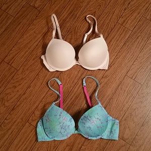 Push Up Underwire Convertible Back Bra Lot